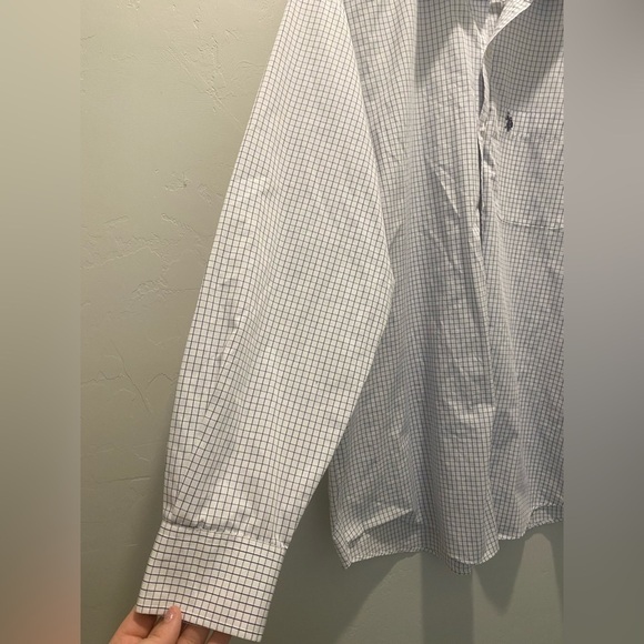 U.S. Polo assn - Blue pin strip plaid button down - Picture 3 of 10